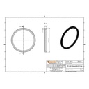 KG Ανταλλακτικό δακτύλιο DN/OD 315 (KG PVC)-1