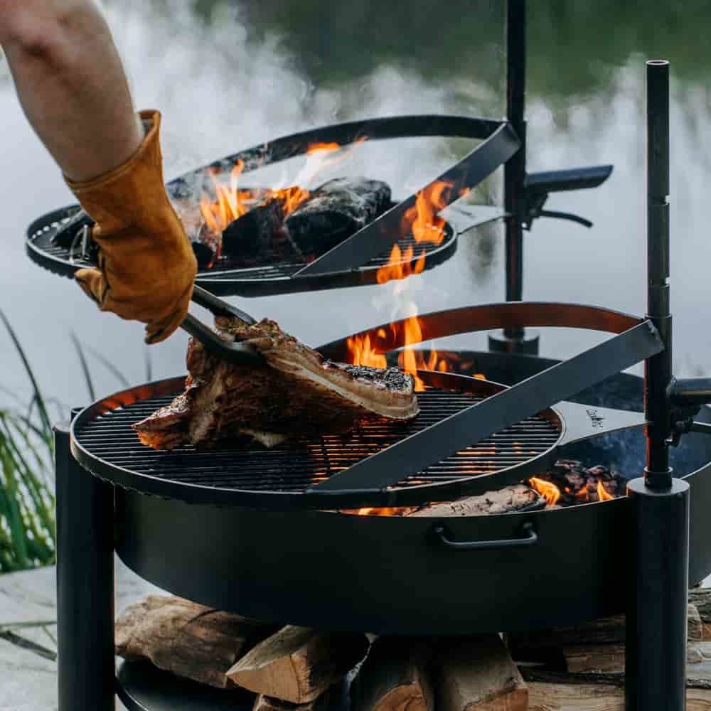 Τηγάνι 50 cm από φυσικό ατσάλι για πυρίμαχες λεκάνες "MONTANA X" και "BANDITO"-3