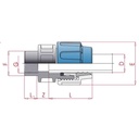 PP PE Σύνδεσμος Σωλήνα Σύζευξη IG 20 x 1/2"-4