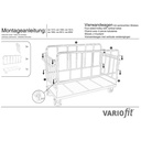 Καρότσι Τεσσάρων Πλευρών 500 kg Τύπος M (TG)-0