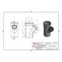 KGEA Διακλάδωση DN/OD 250/160 45 Μοίρες-2