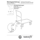 Καρότσι με χειρολαβή 400 κιλά Τύπος M + EasySTOP-0