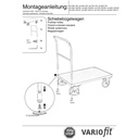 Καρότσι ώθησης 500 κιλά Τύπος XL + EasySTOP-0