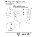 Καρότσι με 3 ράφια 250 κιλά Τύπος M + EasySTOP-0