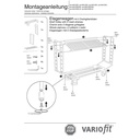 Καρότσι με 2 συρμάτινα ράφια γαλβανισμένο 250 kg φόρτου Τύπος M + EasySTOP-1