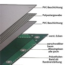 πράσινο 650 g/m² PVC 3 x 5m (15m²) μουσαμάς-0