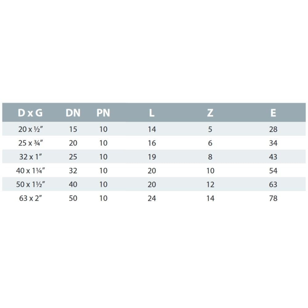 PVC-U 45°Γωνία IG 1" PN10-1