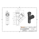 HTsafeEA Διακλάδωση DN/OD 32/32 45 Μοίρες-1