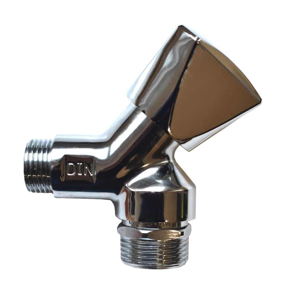 Device Angle Seat Valve with Aerator - Hood Handle 1/2"-0