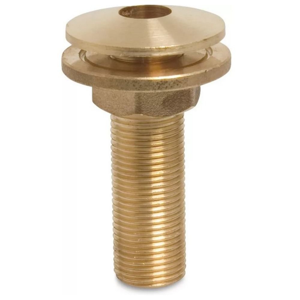 Threaded Fitting Brass Feedthrough 2" M