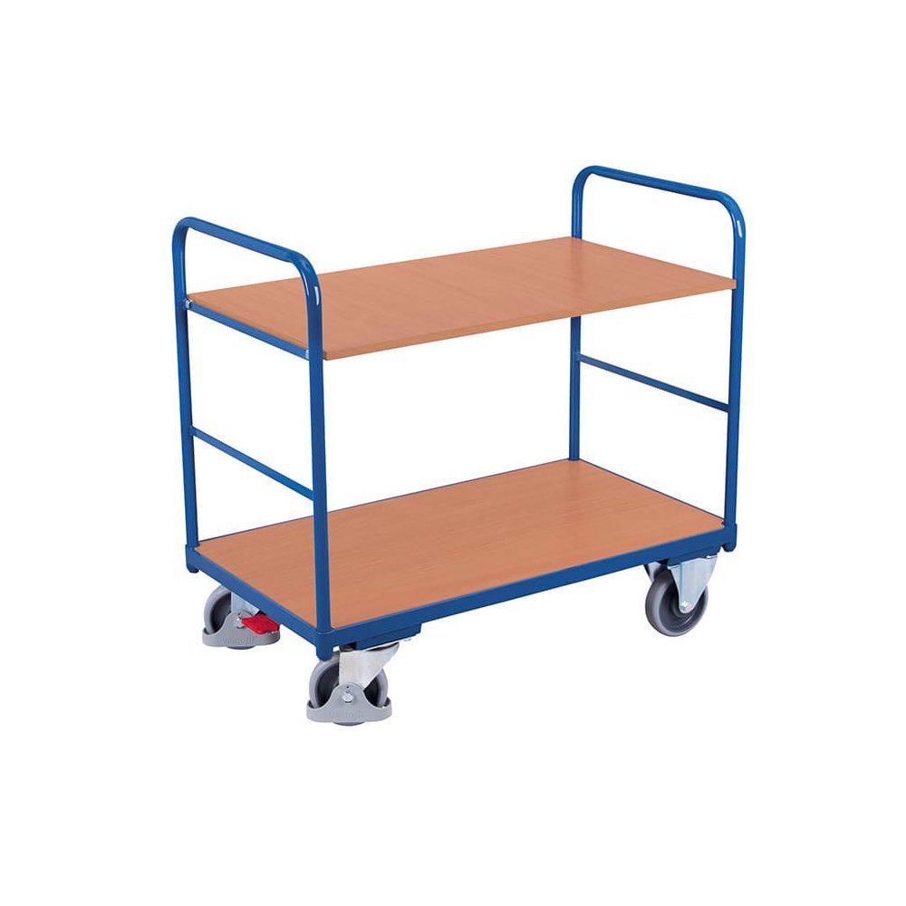 Αυτοσυρόμενο φορείο με 2 ράφια 250 kg Τύπος S + EasySTOP