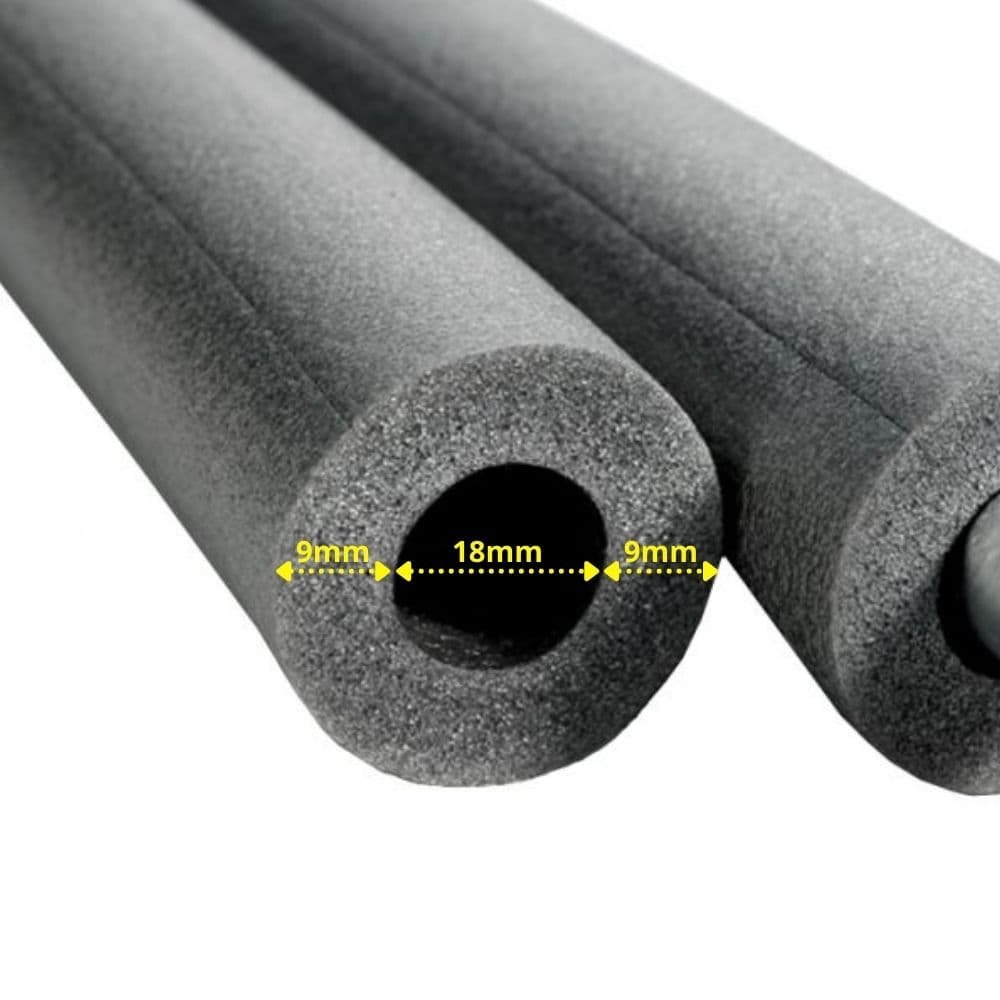 CLIMAFLEX® 2m Μονωτικός Σωλήνας Ø 18 mm x 9 mm Μόνωση