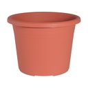 Blumentopf CYLINDRO ca. Ø 20 cm / 3 Liter -  terracotta