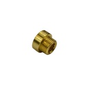 Threaded Fitting Brass Tap Extension 1/2" M x 1/2" F 15 mm