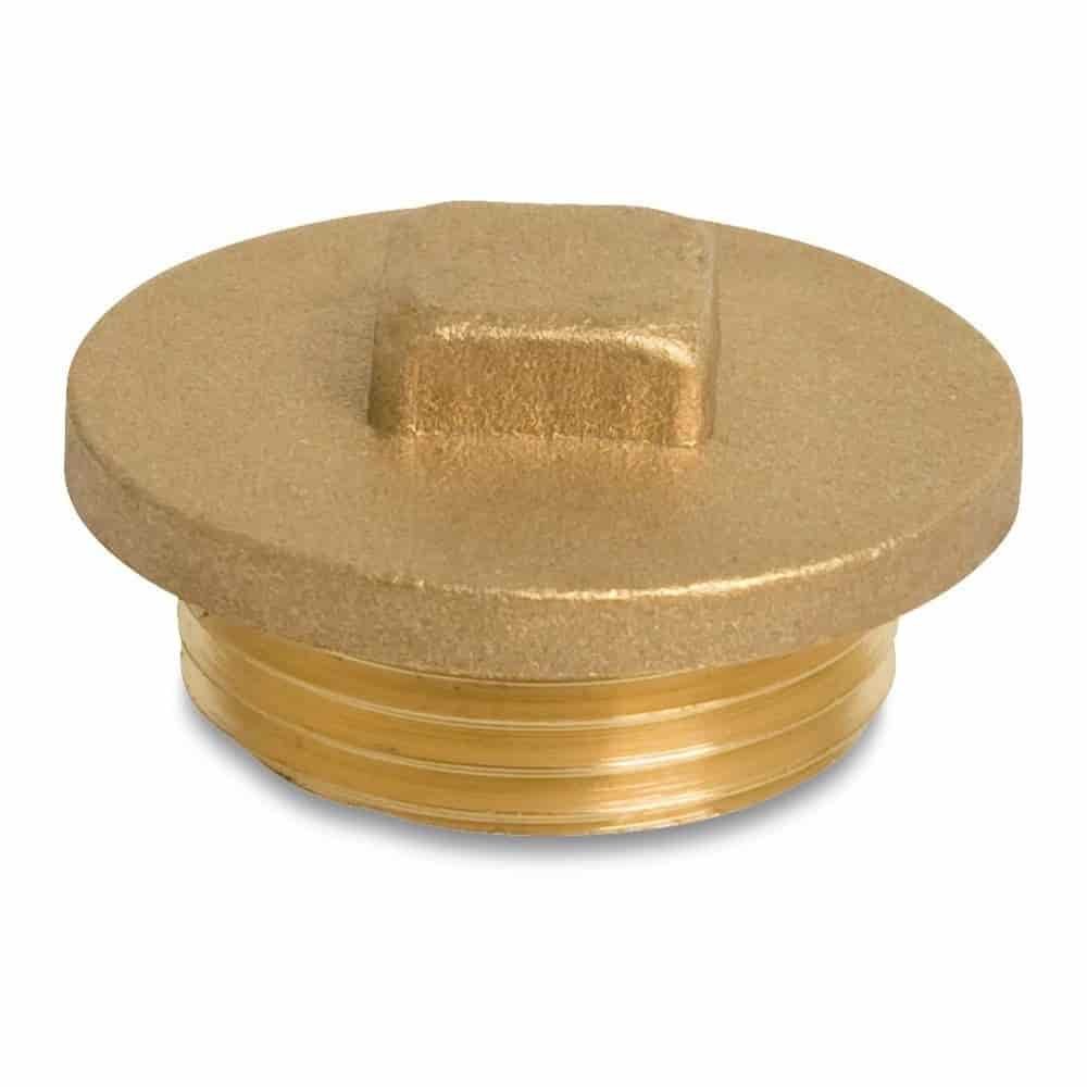 Threaded Fitting Brass Plug 1/2" M