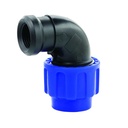 PP PE Pipe Fitting 90° Elbow 32 x 1/2" IG