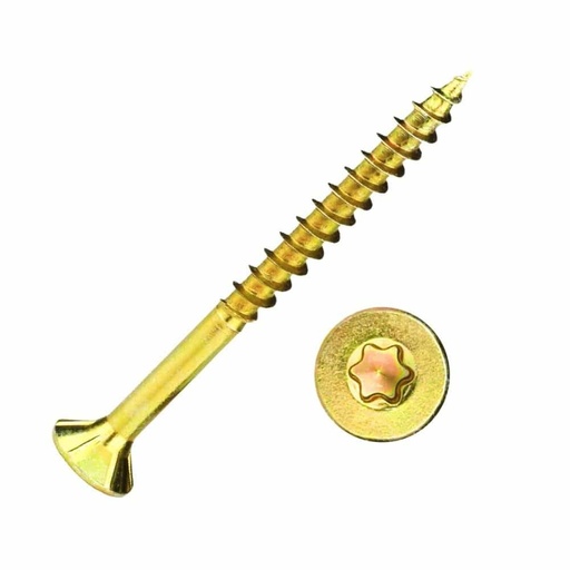 [BONI-42600-042] Βίδες μοριοσανίδας 6,0 x 45 mm 500 τεμάχια με I-αστέρι, κεφαλή με εσοχή, μερικό σπείρωμα και αυλακώσεις κάτω από την κεφαλή