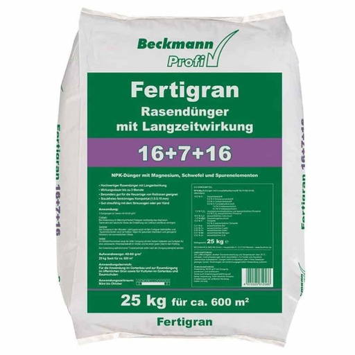 [BONI-42239] 25kg Λιπασματοδιανομέας Fertigran 16+7+16 με Μακροχρόνια Δράση για περίπου 600m²