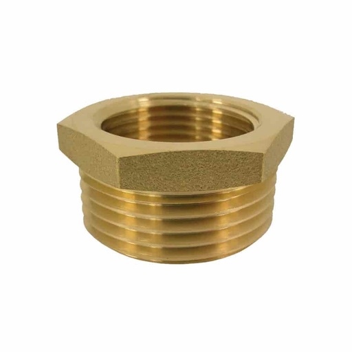 [BONI-34685K] Threaded Fitting Brass Reducer 1 1/2" M x 3/4" F