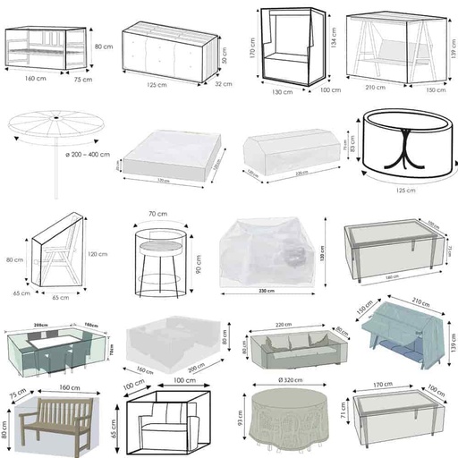 [BONI-79260] Protective Covers for Garden Furniture